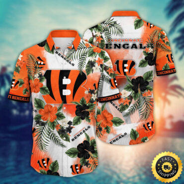 Cincinnati Bengals Hawaii Shirt Flower Trendy Floral Tops