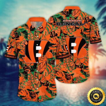 Cincinnati Bengals Hawaii Shirt Flower Tropical Holiday Attire
