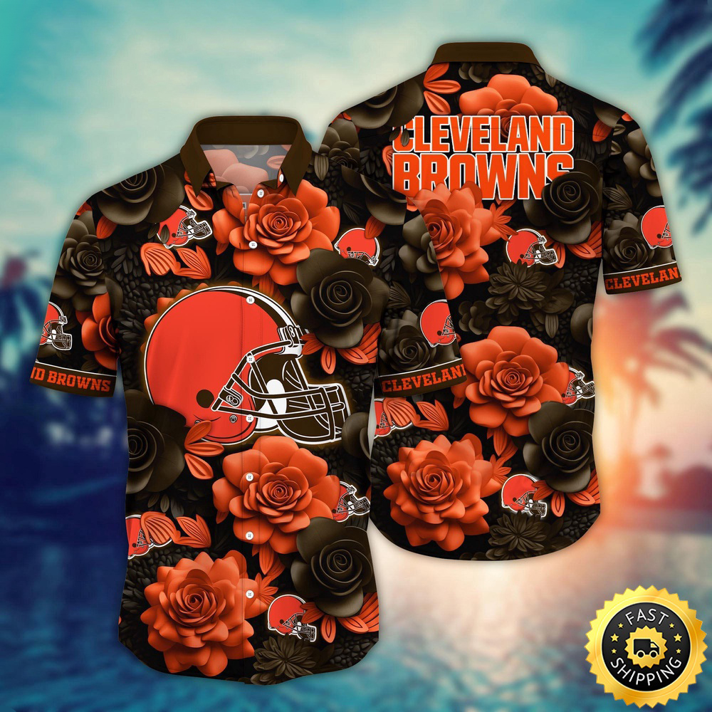 Cleveland Browns Hawaii Shirt Flower Aloha Spirit Shirts
