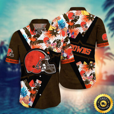 Cleveland Browns Hawaii Shirt Flower Island Inspired Apparel