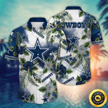 Dallas Cowboys Hawaii Shirt Flower Trendy Floral Tops