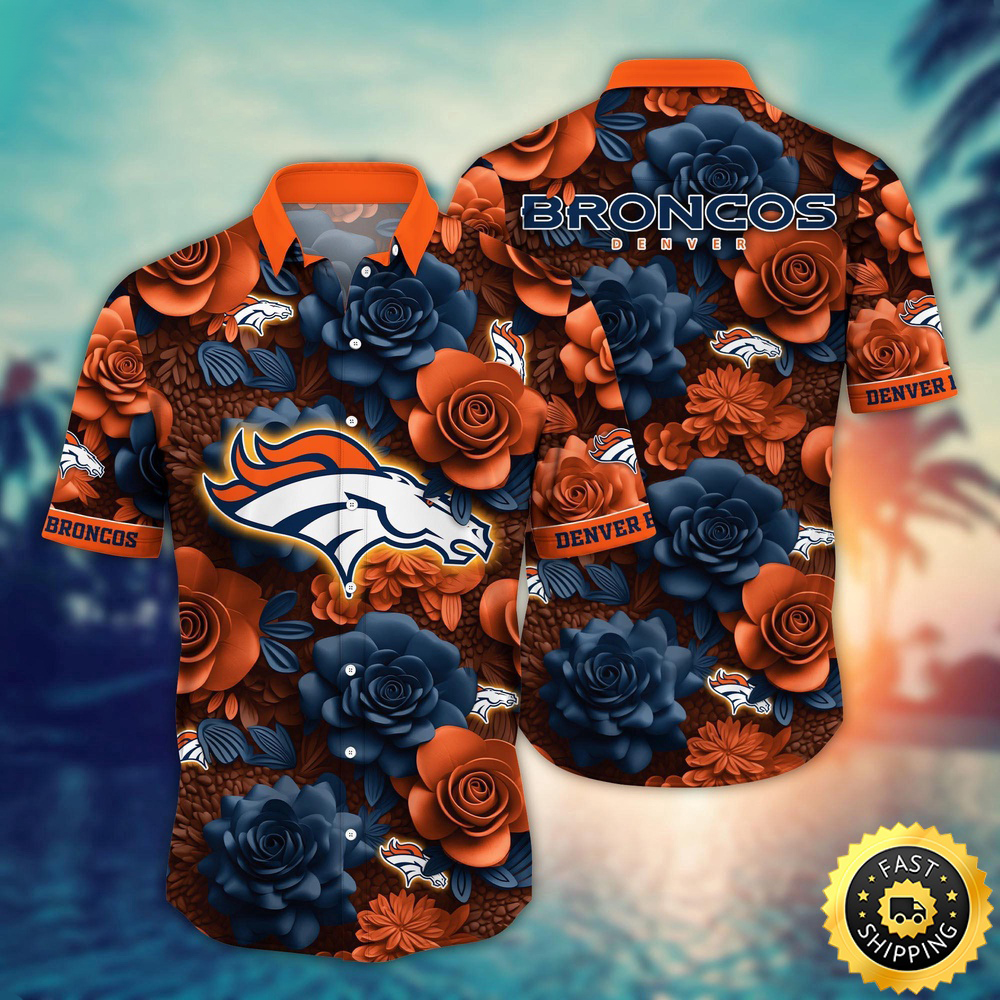 Denver Broncos Hawaii Shirt Flower Aloha Spirit Shirts