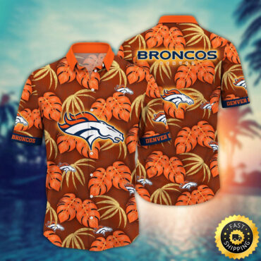 Denver Broncos Hawaii Shirt Flower Beachy Keen Fashion