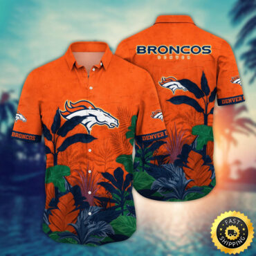 Denver Broncos Hawaii Shirt Flower Hawaiian Style Statements