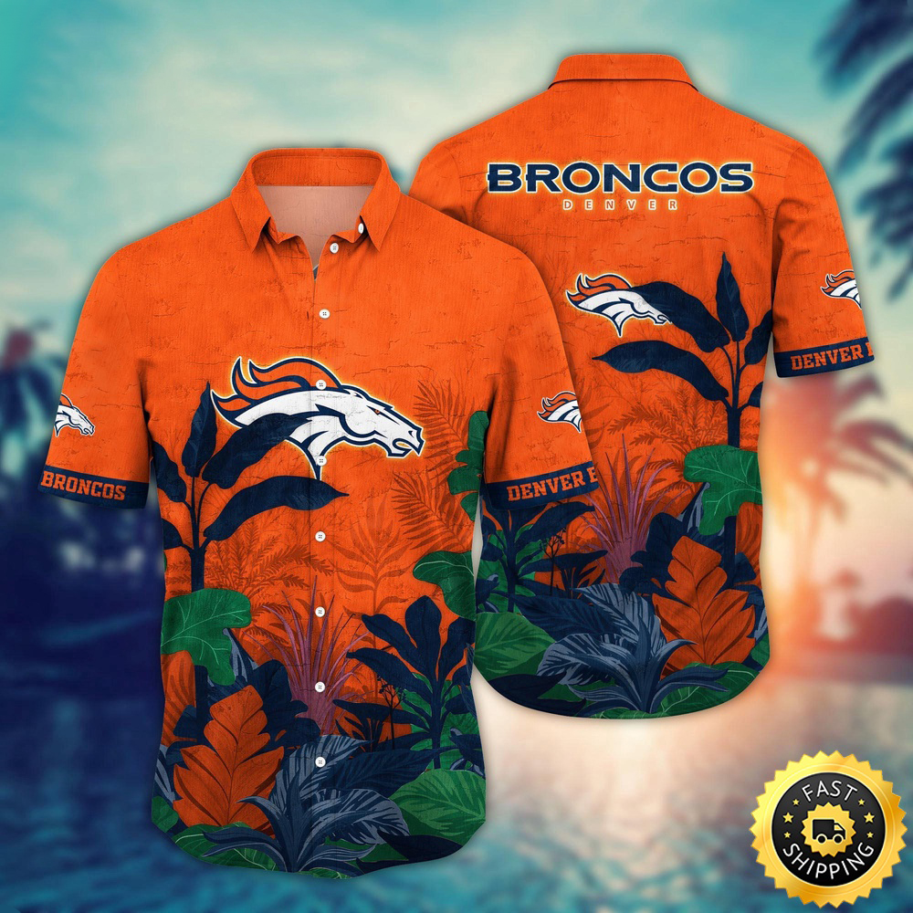 Denver Broncos Hawaii Shirt Flower Hawaiian Style Statements