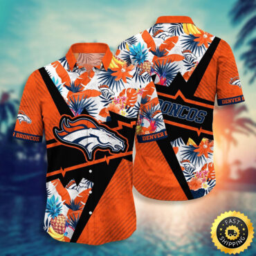 Denver Broncos Hawaii Shirt Flower Island Inspired Apparel