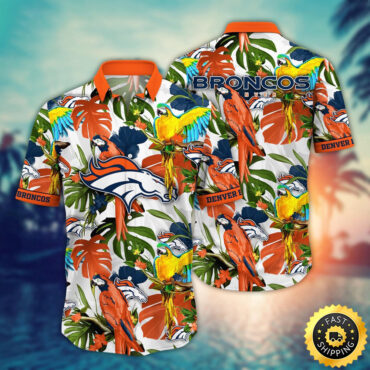 Denver Broncos Hawaii Shirt Flower Sunshine Inspired Tops
