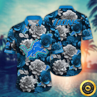 Detroit Lions Hawaii Shirt Flower Aloha Spirit Shirts