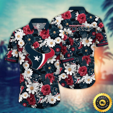 Houston Texans Hawaii Shirt Flower Sunny Day Essentials