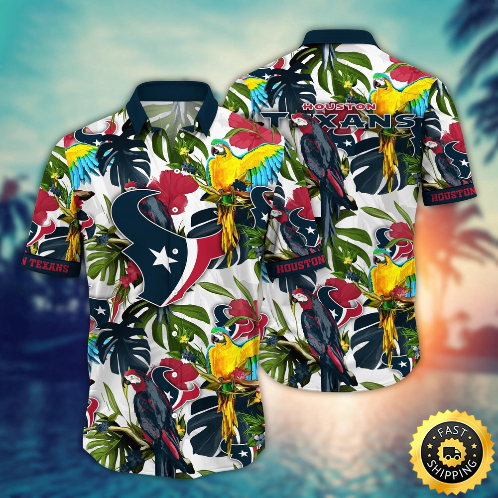 Houston Texans Hawaii Shirt Flower Sunshine Inspired Tops