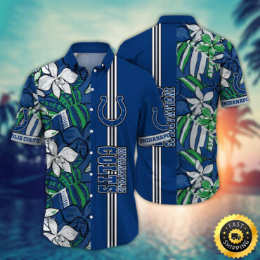 Indianapolis Colts Hawaii Shirt Flower Chic Aloha Fashion