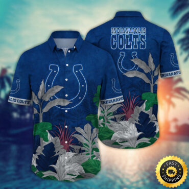 Indianapolis Colts Hawaii Shirt Flower Hawaiian Style Statements