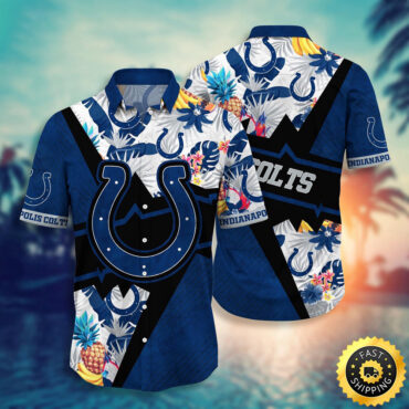Indianapolis Colts Hawaii Shirt Flower Island Inspired Apparel