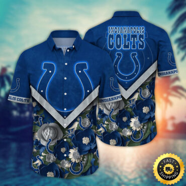 Indianapolis Colts Hawaii Shirt Flower Summer Ready Shirts