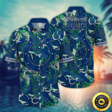 Indianapolis Colts Hawaii Shirt Flower Tropical Holiday Attire