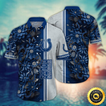 Indianapolis Colts Hawaii Shirt Flower Tropical Vibes In Shirts