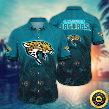 Jacksonville Jaguars Hawaii Shirt Flamingo And Flower Funny Aloha Shirt