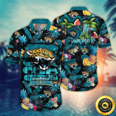 Jacksonville Jaguars Hawaii Shirt Flower Relaxed Island Wear