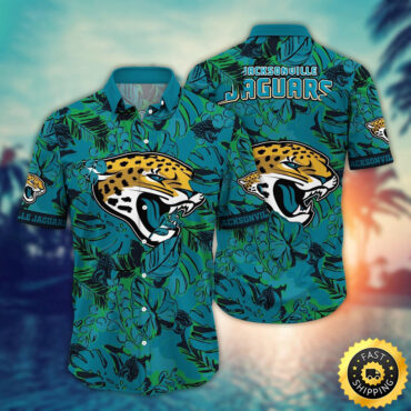 Jacksonville Jaguars Hawaii Shirt Flower Tropical Holiday Attire