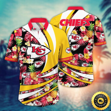 Kansas City Chiefs Hawaii Shirt Flower Classic Hawaiian Prints
