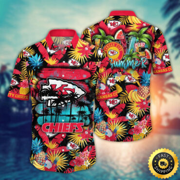 Kansas City Chiefs Hawaii Shirt Flower Relaxed Island Wear