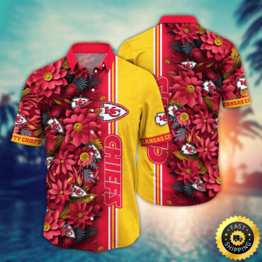 Kansas City Chiefs Hawaii Shirt Flower Tropical Vibes In Shirts
