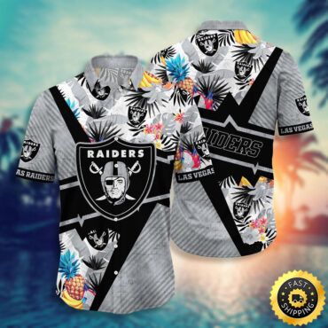 Las Vegas Raiders Hawaii Shirt Flower Island Inspired Apparel