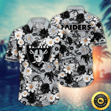 Las Vegas Raiders Hawaii Shirt Flower Sunny Day Essentials