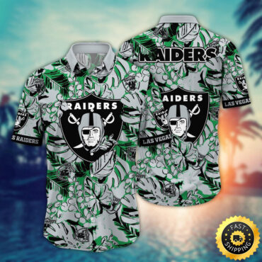 Las Vegas Raiders Hawaii Shirt Flower Tropical Holiday Attire
