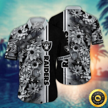 Las Vegas Raiders Hawaii Shirt Flower Tropical Vibes In Shirts