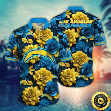 Los Angeles Chargers Hawaii Shirt Flower Aloha Spirit Shirts