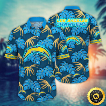Los Angeles Chargers Hawaii Shirt Flower Beachy Keen Fashion