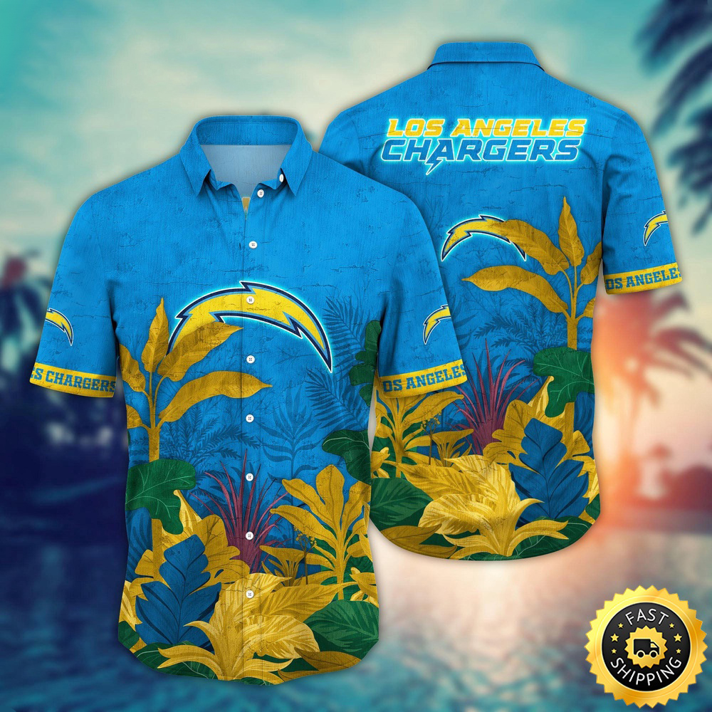 Los Angeles Chargers Hawaii Shirt Flower Hawaiian Style Statements