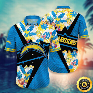 Los Angeles Chargers Hawaii Shirt Flower Island Inspired Apparel