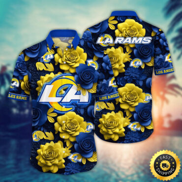 Los Angeles Rams Hawaii Shirt Flower Aloha Spirit Shirts