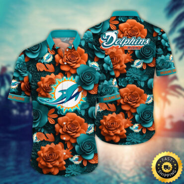 Miami Dolphins Hawaii Shirt Flower Aloha Spirit Shirts