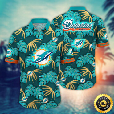 Miami Dolphins Hawaii Shirt Flower Beachy Keen Fashion