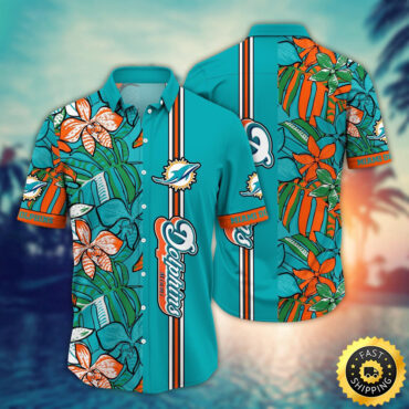 Miami Dolphins Hawaii Shirt Flower Chic Aloha Fashion