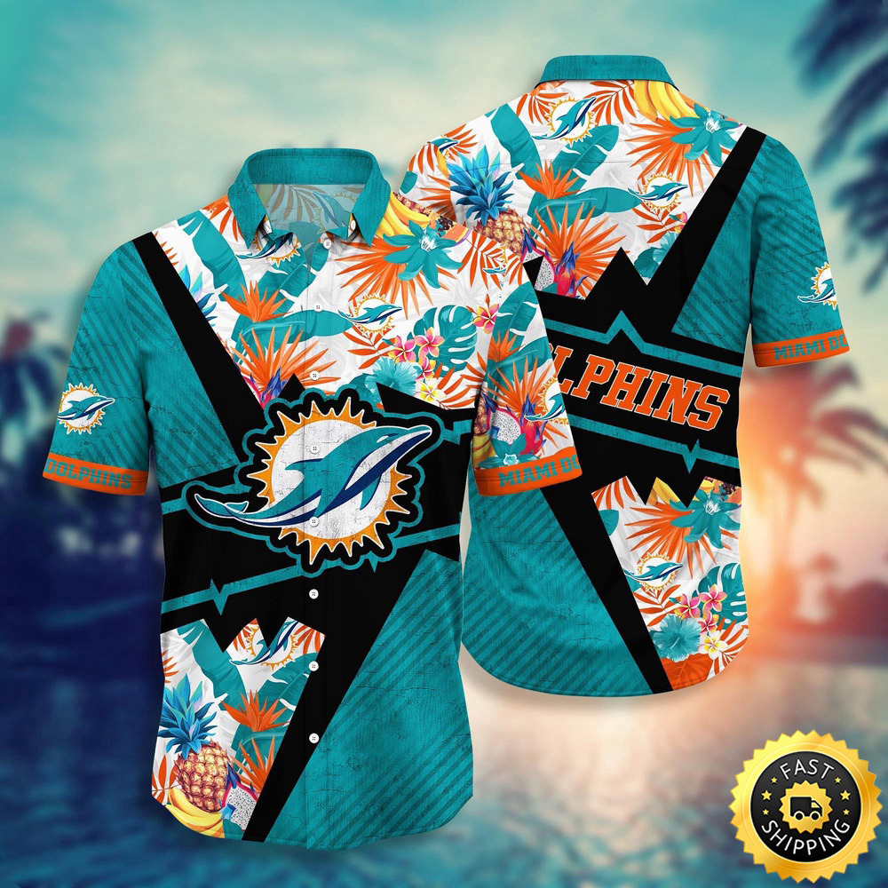 Miami Dolphins Hawaii Shirt Flower Island Inspired Apparel
