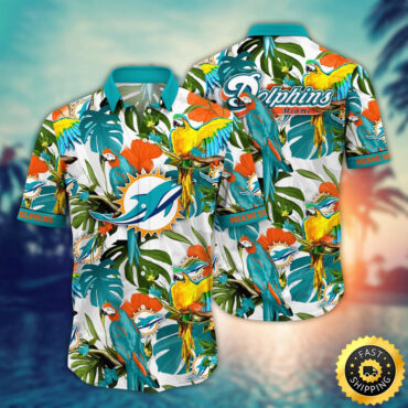 Miami Dolphins Hawaii Shirt Flower Sunshine Inspired Tops