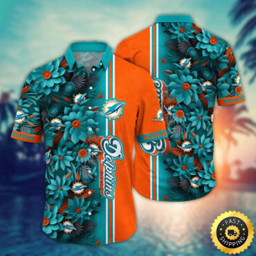 Miami Dolphins Hawaii Shirt Flower Tropical Vibes In Shirts