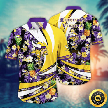 Minnesota Vikings Hawaii Shirt Flower Classic Hawaiian Prints
