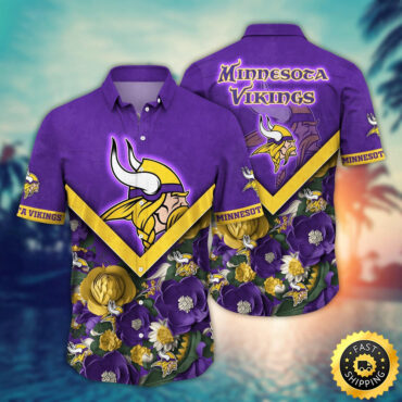 Minnesota Vikings Hawaii Shirt Flower Summer Ready Shirts