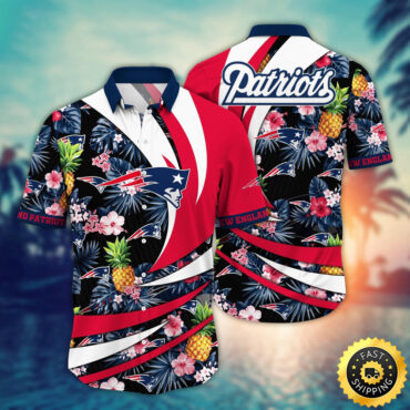 New England Patriots Hawaii Shirt Flower Classic Hawaiian Prints