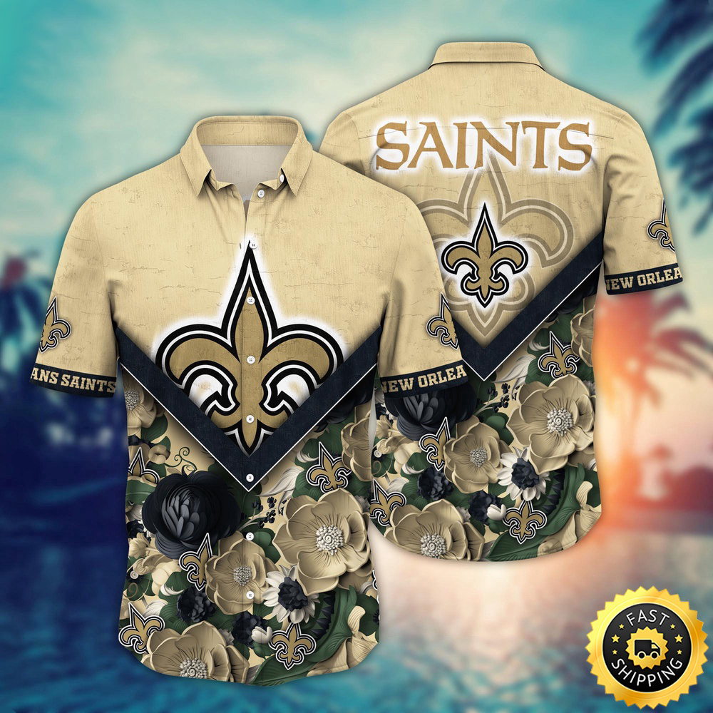New Orleans Saints Hawaii Shirt Flower Summer Ready Shirts