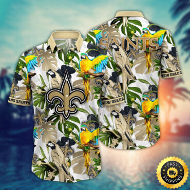 New Orleans Saints Hawaii Shirt Flower Sunshine Inspired Tops