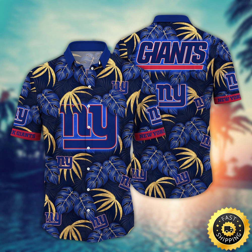 New York Giants Hawaii Shirt Flower Beachy Keen Fashion