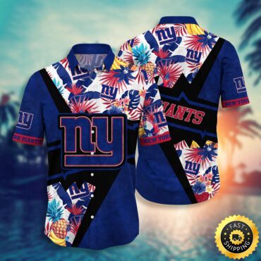 New York Giants Hawaii Shirt Flower Island Inspired Apparel