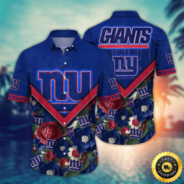 New York Giants Hawaii Shirt Flower Summer Ready Shirts
