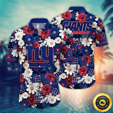 New York Giants Hawaii Shirt Flower Sunny Day Essentials